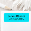 Search for neon return address labels Blue
