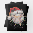 Search for baseball christmas wrapping paper Funny