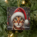 Search for bengal cat ornaments Xmas