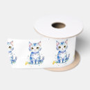 Recherche de chaton rubans Aquarelle