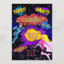 Search for twin superhero invitations Comic