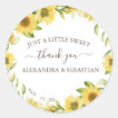 Search for sunflower thank you wedding stickers Greenery