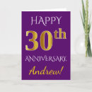 Search for 30th anniversary cards Elegant