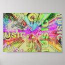 Search for colourful music notes posters Pattern