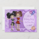 Search for girls tenth birthday invitations Red