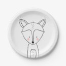 Search for fox plates Woodland animals