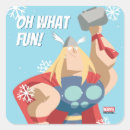 Search for cute avengers stickers Mjolnir