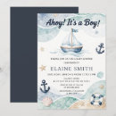 Search for ahoy its a baby boy shower invitations Anchor
