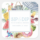 Search for pool wedding stickers Blue