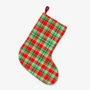 Search for plaid christmas stockings Festive