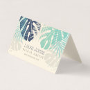 Search for resort business cards Palm