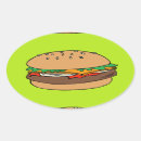 Search for hamburgers stickers Green