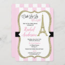 Recherche de paris baby shower fille invitations Français
