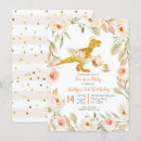 Search for tutus and tiaras invitations Pink and gold