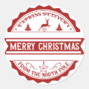 Search for north pole envelope seals Festive