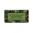 Search for for veteran return address labels Camouflage