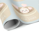 Recherche de bunnies wrapping paper Bleu