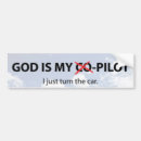 Search for god bumper stickers Driver