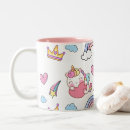 Search for unicorn pattern mugs Rainbow