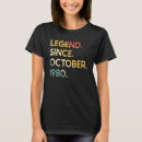 Search for 42 years old womens tshirts Legend