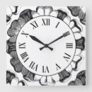 Recherche de chiffres romains blancs horloges Rose