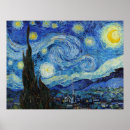 Search for the starry night posters Vintage