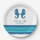 Search for seahorse paper plates Elegant