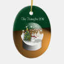 Search for snowglobe ornaments Tree