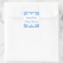 Search for blue baby shower boy stickers Snowflake