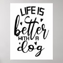Search for black and white dog posters Modern
