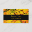 Search for fall business cards Foliage
