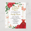 Search for sweet 15 quinceanera invitations Watercolor
