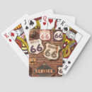Recherche de route 66 jeux de cartes Rétro
