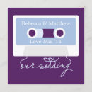 Search for cassette invitations Purple