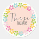 Search for three months stickers Pink