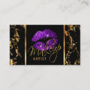 Search for distributor business cards Makeup artist