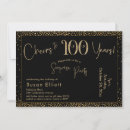 Search for 100 year celebration invitations Party
