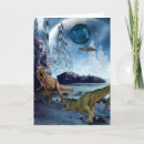 Recherche de dinosaurs vœux cartes Tyrannosaurus