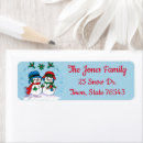 Search for frosty the snowman return address labels Snowflakes