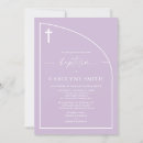 Recherche de moderne fille baptême invitations Rose poussiéreux