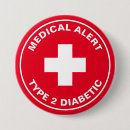 Recherche de alerte médicale badges Diabétique