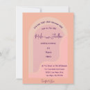 Search for groovy wedding invitations Terracotta