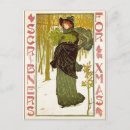 Search for vintage christmas lady postcards Xmas
