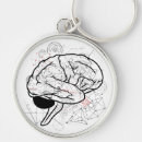 Search for science keychains Brain