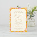 Recherche de jaune orange blanc invitations Simple