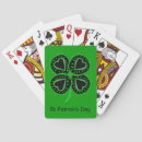 Recherche de trèfle vert jeux de cartes Shamrock