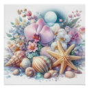 Recherche de coquillages posters Étoile de mer