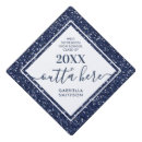 Search for navy graduation cap toppers Girly