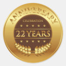 Search for twenty two stickers Anniversary
