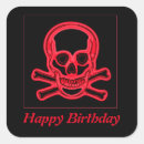 Search for black and red skull stickers Halloween